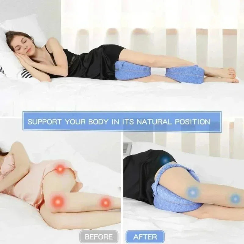 Kyvoli Relief™ Leg Pillow — Ergonomic Alignment Support for Hips, Sciatica & Lower Back Relief