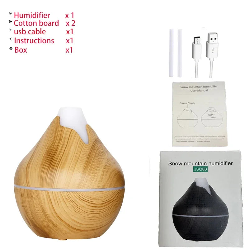 Kyvoli Calm™ Diffuser — Ultrasonic Aromatherapy Mist with LED Glow & Humidifying Comfort (200 ML)