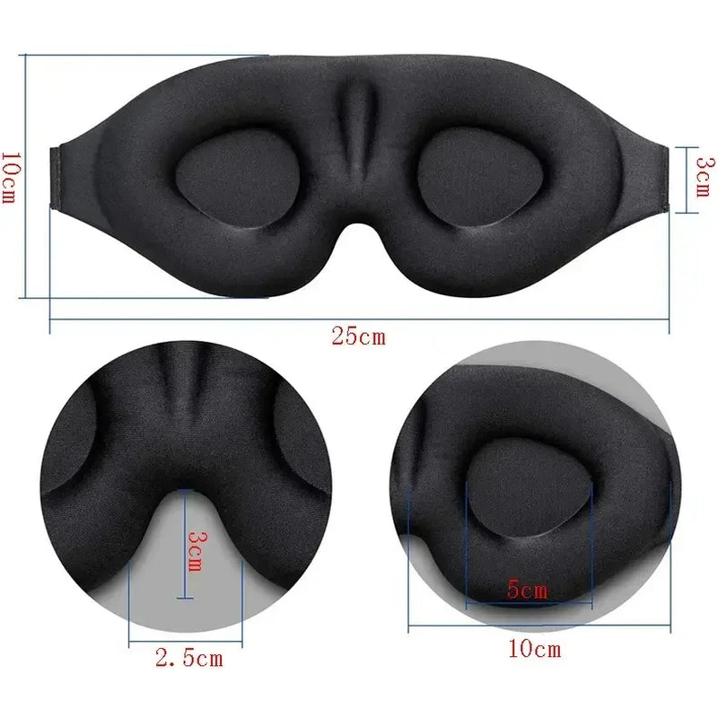 Kyvoli Calm™ Sleep Mask — 3D Contoured Eye Mask for Total Light Blocking & Restful Sleep