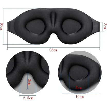 Kyvoli Calm™ Sleep Mask — 3D Contoured Eye Mask for Total Light Blocking & Restful Sleep