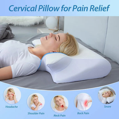 Kyvoli Align™ Pillow — Contoured Memory Foam Support for Neck & Spine Alignment
