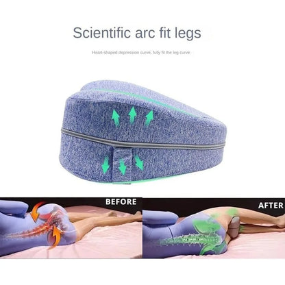 Kyvoli Relief™ Leg Pillow — Ergonomic Alignment Support for Hips, Sciatica & Lower Back Relief