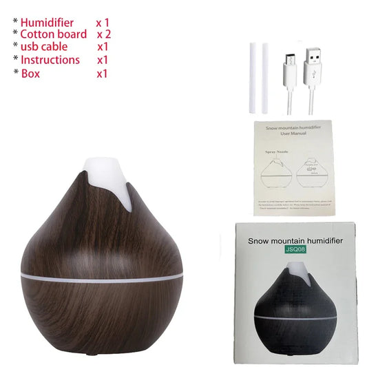Kyvoli Calm™ Diffuser — Ultrasonic Aromatherapy Mist with LED Glow & Humidifying Comfort (200 ML)