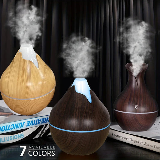 Kyvoli Calm™ Diffuser — Ultrasonic Aromatherapy Mist with LED Glow & Humidifying Comfort (200 ML)